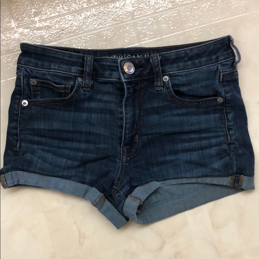 American Eagle high waisted denim shorts